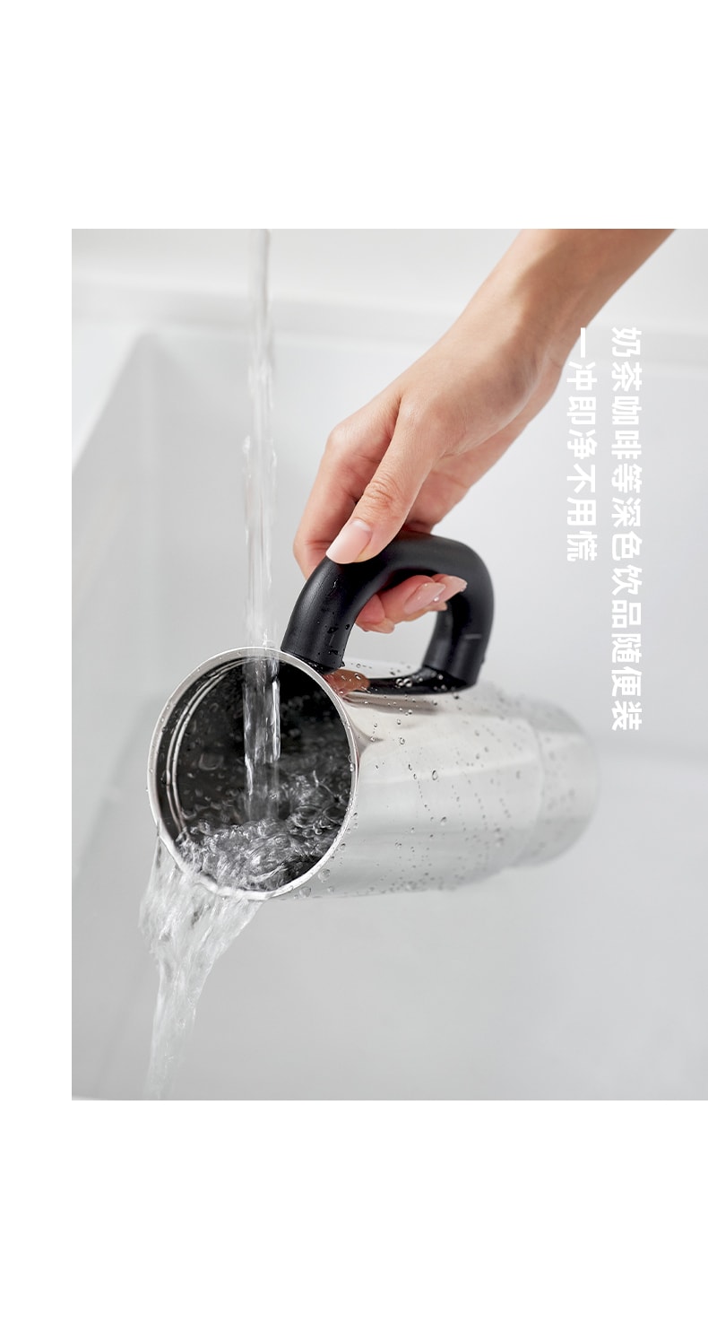OLAYKS 【Modèle de Hou Minghao】 Thermos de voiture, grande capacité, avec paille 【Doublure en acier inoxydable 316, anti-fuite, isolation thermique】 Tasse à poignée haute esthétique, pour le travail et les déplacements, 680 ml