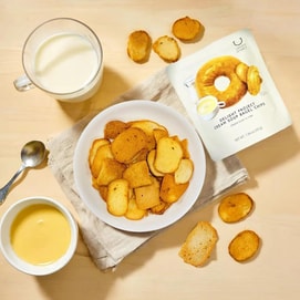 【Olive Young's #1】Cream Soup Bagel Chips,1.94 oz【Online Exclusive】【 Low Calories】【Olive Young Bagel Chips】