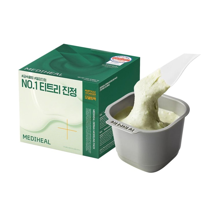 더마 모델링 팩, 앰플 + 파우더 마스크, 27g #티트리 카밍 3