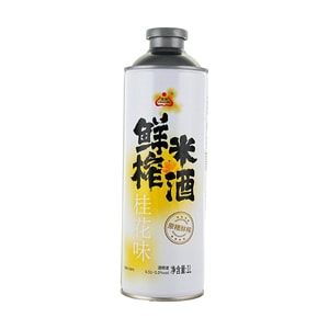 生龙 鲜榨米酒 桂花味 1L【酒精度0.51-3%vol】【低度微醺米酒】