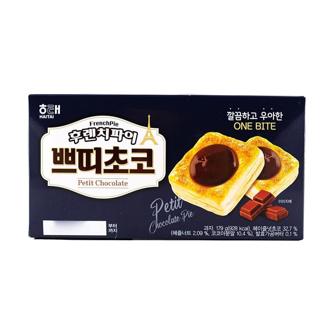 韓國CROWN 法式小巧克力派 179g【韓國CU便利商店人氣商品】