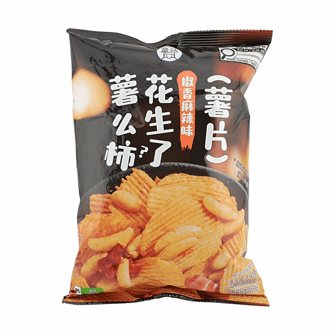 花生了薯么柿薯片椒香麻辣味 150g【原切土豆】【酥脆鲜香】