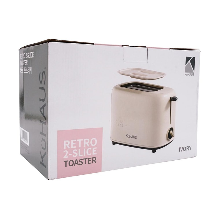 商品詳情 - 韓國KUHAUS 多士爐吐司機烤麵包機 2片式 象牙白色 - 圖片7