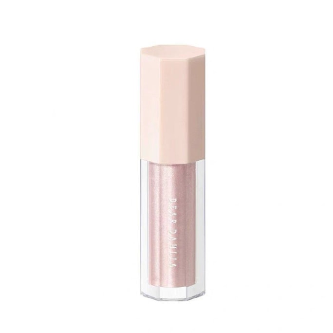 Liquid highlighter for a natural glow, skin-fusing luminous effect, 3D peach halo, versatile champagne pink, soft nude apricot shade 2g