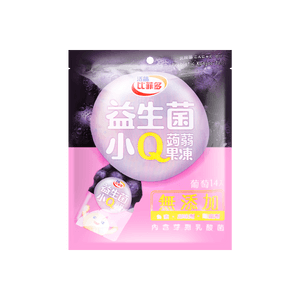 비피도 프로바이오틱 스몰 큐 젤리 - 포도맛, 14개입, 270g