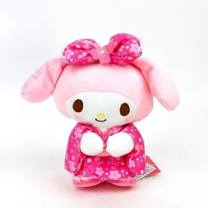 サンリオ 日本地域限定 さくら和風ピンク着物マイメロディぬいぐるみ Sサイズ 1個