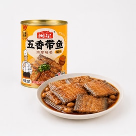 闽星 五香带鱼罐头 305g【五香卤制 鱼肉酥嫩入味】