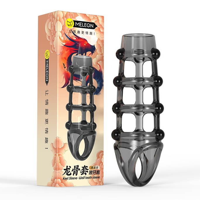 Dragon bone wolf tooth set breathable opening double lock set couple sex toys