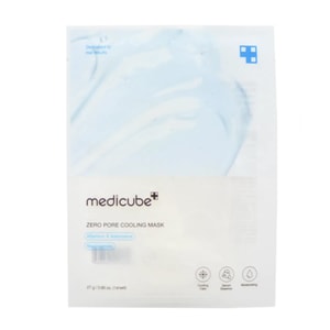 【美国直邮】 韩国 Medicube Zero Pore Cooling Mask 毛孔冰感舒缓面膜 5片装