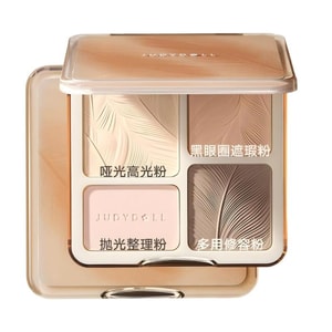 All-in-One Facial Highlight & Contour Palette Shade #05 Feather Light Palette, Net Weight 9g