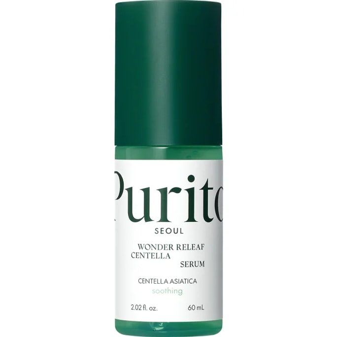 韩国Purito Wonder Releaf积雪草舒缓精华液 60ml【修护屏障】【舒缓泛红】