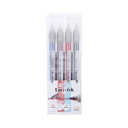 【清倉・日本直郵】Sun-Star文具||twiink系列雙芯雙色螢光筆套裝||A套裝 4支裝