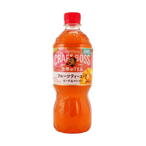 크래프트 보스 복숭아 & 망고 과일차, 20.2 fl oz【홍차와 우롱차의 상쾌한 블렌드】