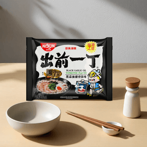 Demae Iccho Instant Black Garlic Oil Tonkotsu Ramen, 3.52 oz