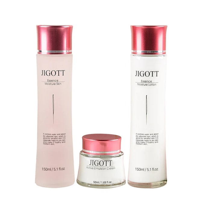 Essence Moisture Skin Care 3-Set 150ml Toner + Lotion + Cream Hydrating Care