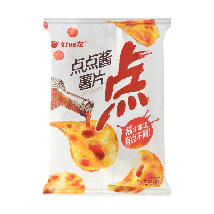 韩国orion好丽友 点点酱薯片 意式番茄酱味 70g