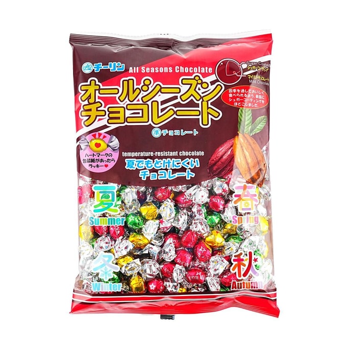 日本CHIRIN 四季巧克力 300g【耐高溫不易化】