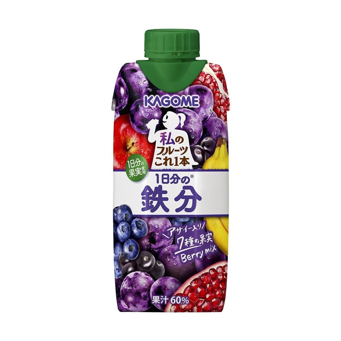 Watashi No Fruit Ichinichibun No Tetsubun-  Ippon 1 Day's Iron Fruits Juice, 11.5fl oz