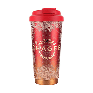 Large Thermal Cup Starry Red 17.42 fl oz 【SUS316 Stainless Steel Inner Liner】【Long-lasting Insulation】