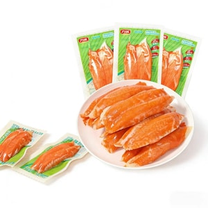 Pine Needle Crab Sticks, Low-Fat Hand-Torn Crab-Flavored Stick, Satisfying Snack, Ready-to-Eat, Office Snack, Late-Night Snack, 30g*15 Bags