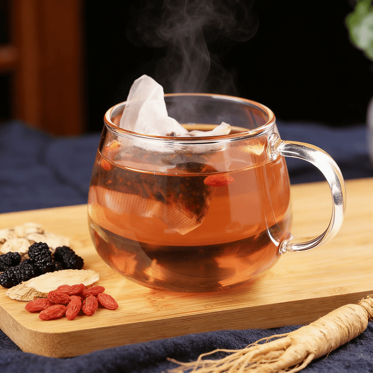 【Livraison directe du Canada】 Sifanda Thé au ginseng, maca, goji et mûre 100g (5g*20pcs) thé froid, cadeau de fête, thé, thé mélangé, thé rénal, thé cinq trésors, thé à la vitalité naturelle à base de plantes pour hommes 6