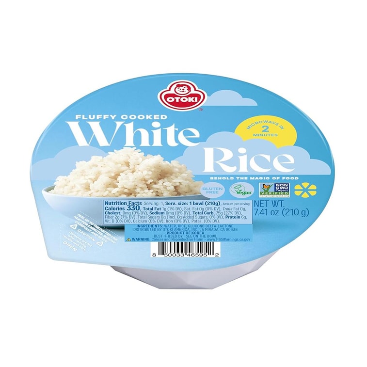 Delicious Cooked White Rice, 7.4 oz *12【12 Pack】【Microwavable Rice】 4