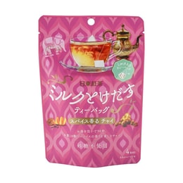 日本NITTOH日东红茶 印度奶茶 玛萨拉茶包 混合香料奶茶 4包入 31g