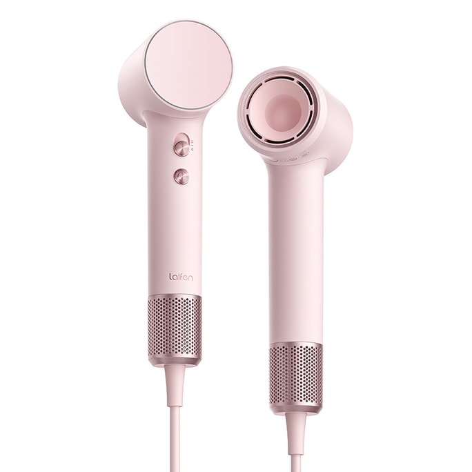 Mini High-Speed Hair Dryer: Light & Compact with Fast Drying & Hair Care  Milk Pink (with Air Nozzle)  1 each