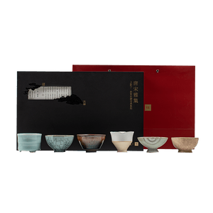 Newly Released Palace Museum Collection Tang And Song Dynasty Elegant Collection Tea Cup And Tea Set, 6-Cup Set