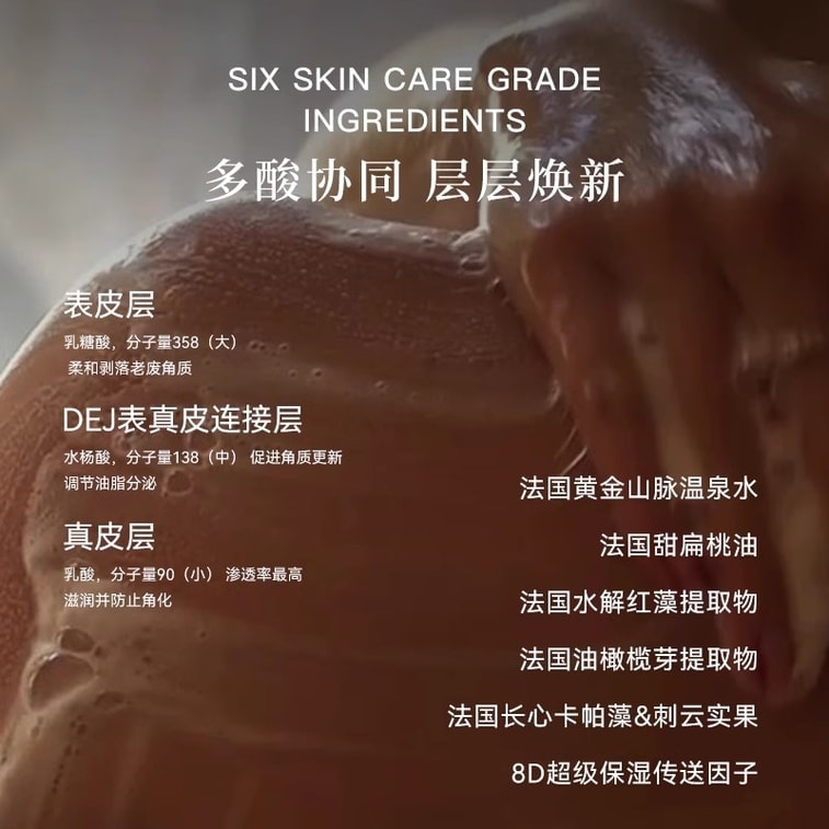 【中國直郵】 CLINSIS 香氛香水沐浴露 溫和去角質持久留香果酸 琥珀烏木 350ml