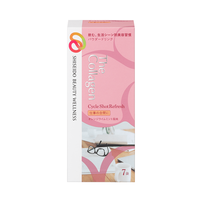 Shiseido Shiseido Collagen Circulating Supplement Orange Mint Flavor 2.5G × 7 Bags