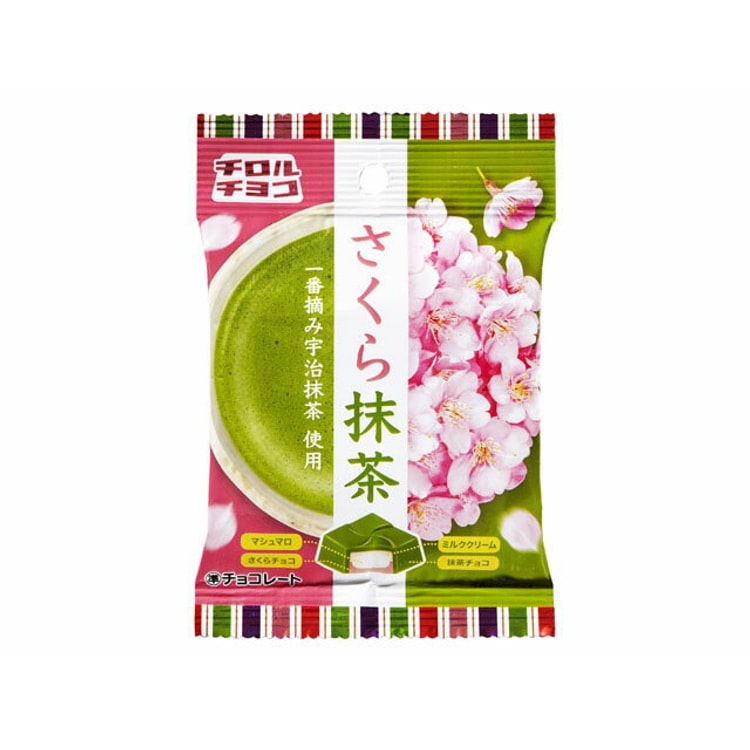 DHL直送【日本へ直送】和チロル 松尾製菓 桜サンド 抹茶チョコレート 6