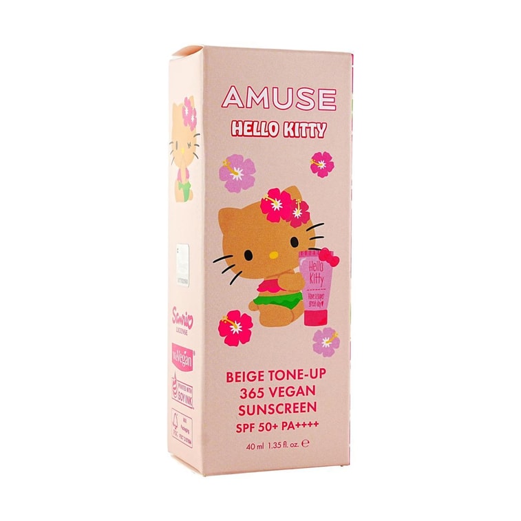 베이지 톤업 365 비건 선크림 SPF 50+ PA++++, 40ml, 1개 【태닝 헬로키티 한정 에디션】 8