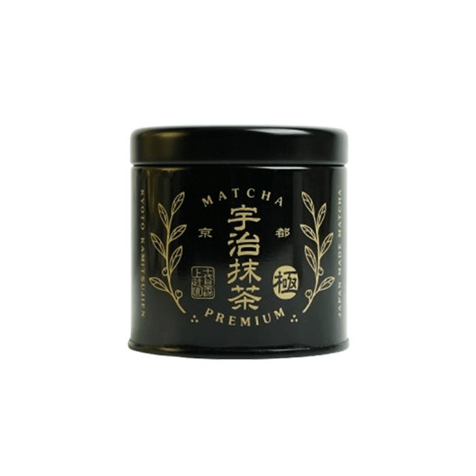 【日本直邮】上辻園 宇治抹茶 黑 罐装 30g