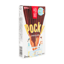 GLICO格力高 Pocky百奇 極細系列原味巧克力棒 2包入 73g 包裝隨機發