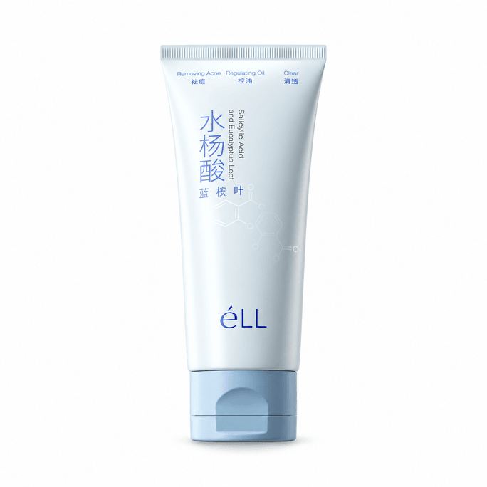 ELL Amino Acid Facial Cleanser For Oil Control, Acne Removal, And Blackhead Removal, Genuine For Women And Men, 100g Oil Acne Skin Research * 1
