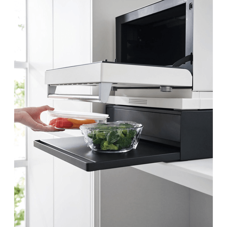 日本 Yamazaki Home 带抽拉式搁板的台面抽屉 - 钢黑色 1件 4