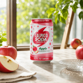 Calpico Soda Apple Flavor, 11.3 fl oz