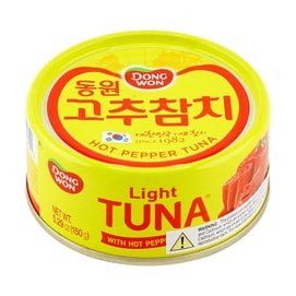 韓國DONGWON東遠 金槍魚罐頭 辣味 150g【開蓋即食】
