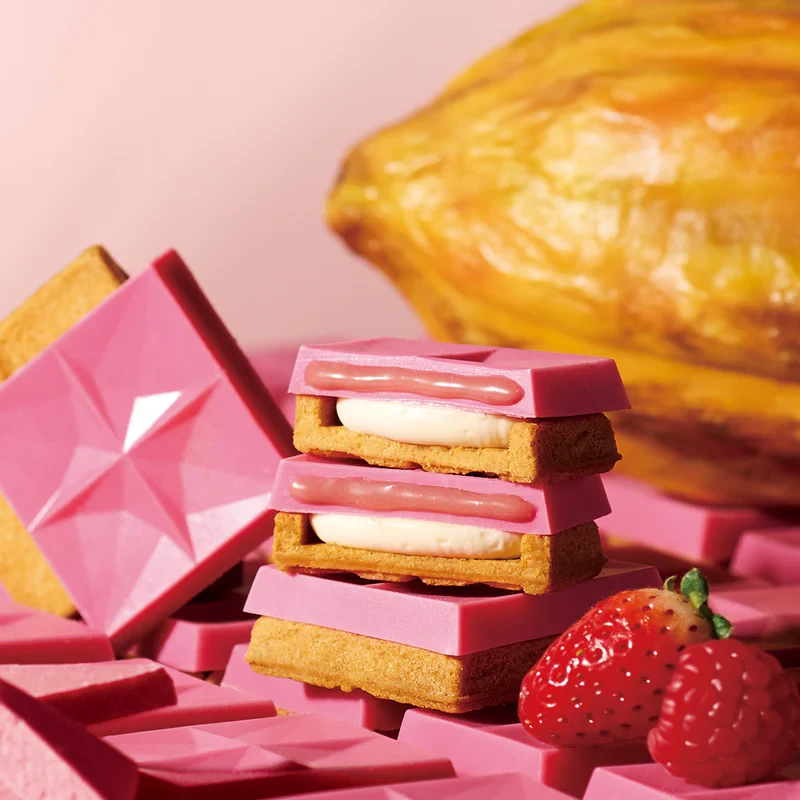 【日本直邮】 日本 press butter sand 期间限定 三重莓果巧克力夹心 黄油三明治饼干 4个装