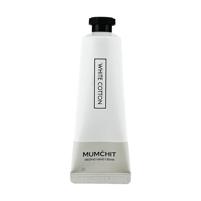 韩国MUMCHIT 高保湿香氛护手霜 50ml #White Cotton 洁白棉花香