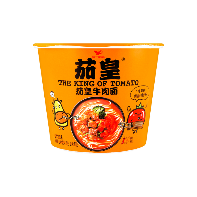 THE KING OF TOMATO トマト＆ビーフ味 インスタントラーメン 4.23 oz
