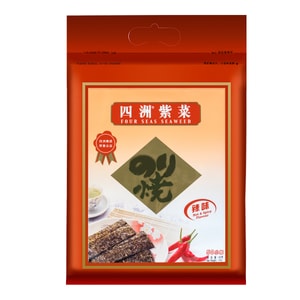 四洲紫菜 即食海苔 辣味 50小包入 40g