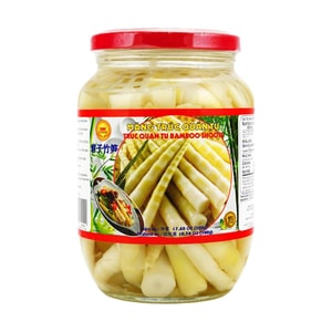  Bamboo Shoots - Mang Truc Quan Tu , 17.64 oz 【For Stir-Frying, Cold Dishes, Soup Cooking, And Hot Pot】