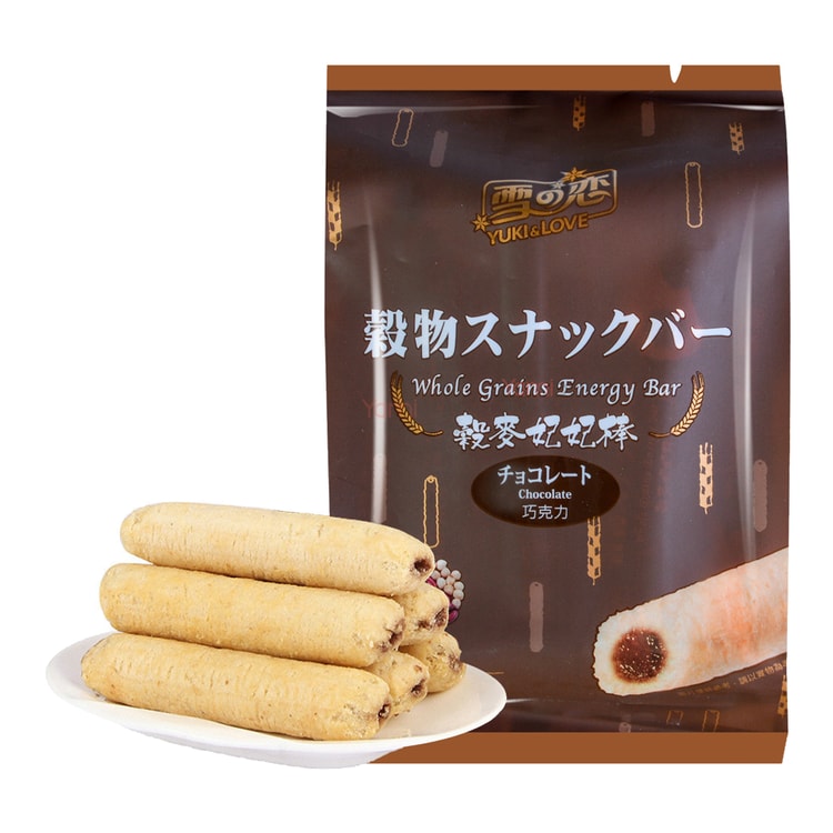 ユキchoco YUKI&LOVE YUKI/LOVE Whole Grains Energy Bar Choco Flavour 160g