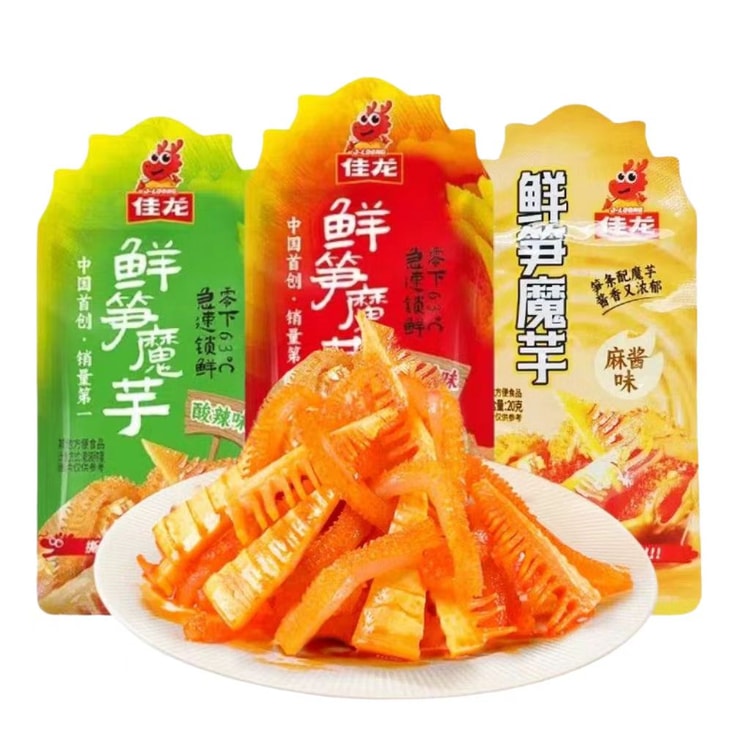 JIALONG Three Flavors Bamboo Shoots And Konjac 125g±5g - Yami.com