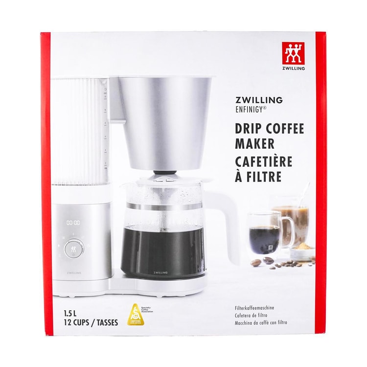 ZWILLING Enfinigy ドリップコーヒーマシンメーカー - ガラス製 - 1.5