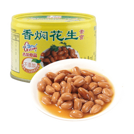 古龙 迈迪甄选 香焖花生罐头 腌制酱菜下饭菜170g
