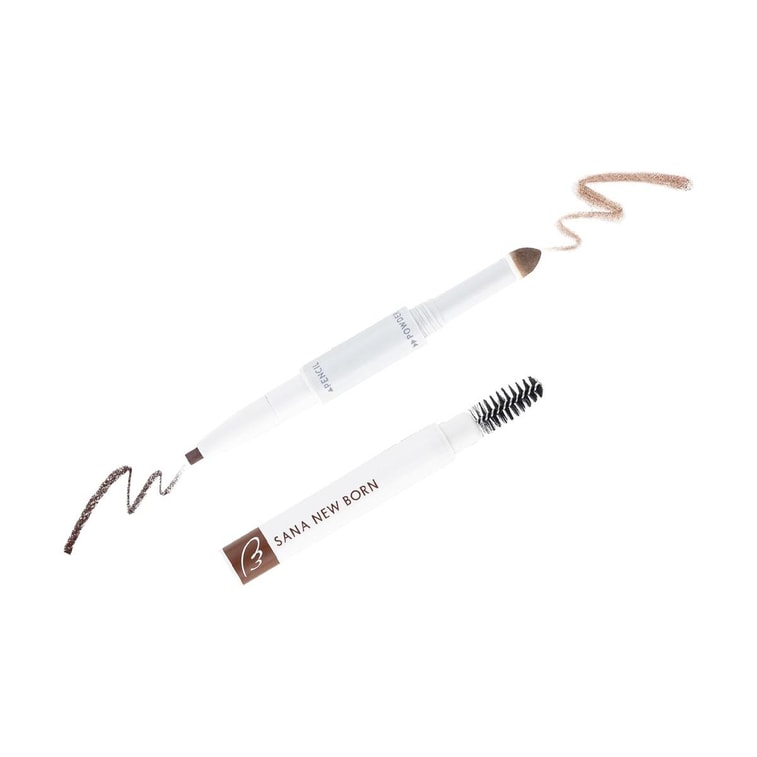 NEW BORN EX 아이브로우 마스카라 앤 펜슬 #02/B10 로얄 브라운 1개 랜덤버전 5