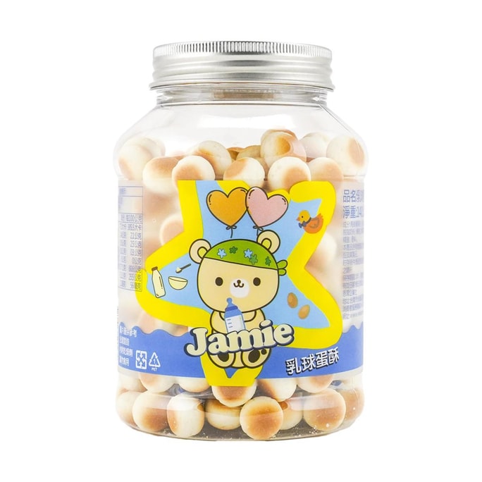 台灣恩澤 乳球蛋酥 小饅頭 140g